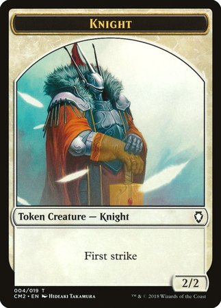 Knight Token [Commander Anthology Volume II Tokens] | Sanctuary Gaming