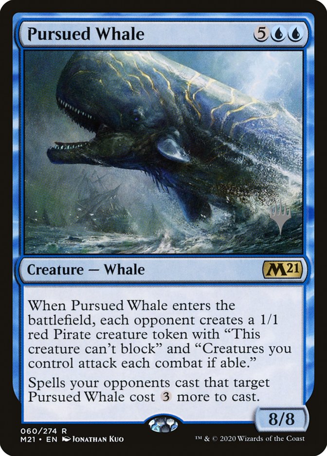 Pursued Whale (Promo Pack) [Core Set 2021 Promos] | Sanctuary Gaming