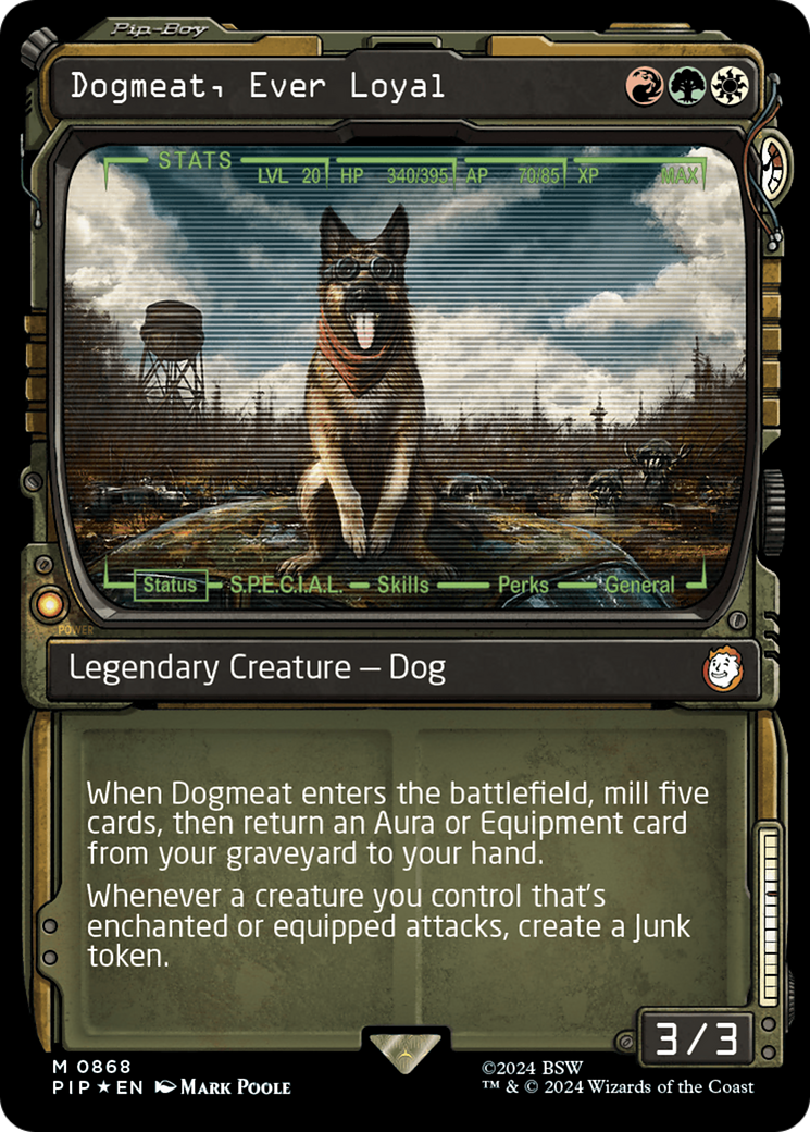 Dogmeat, Ever Loyal (Showcase) (Surge Foil) [Fallout] | Sanctuary Gaming
