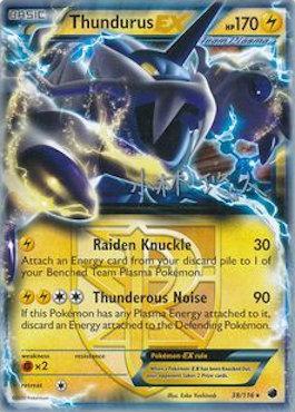 Thundurus EX (38/116) (Plasma Power - Haruto Kobayashi) [World Championships 2014] | Sanctuary Gaming