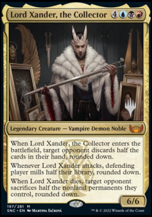 Lord Xander, the Collector (Promo Pack) [Streets of New Capenna Promos] | Sanctuary Gaming