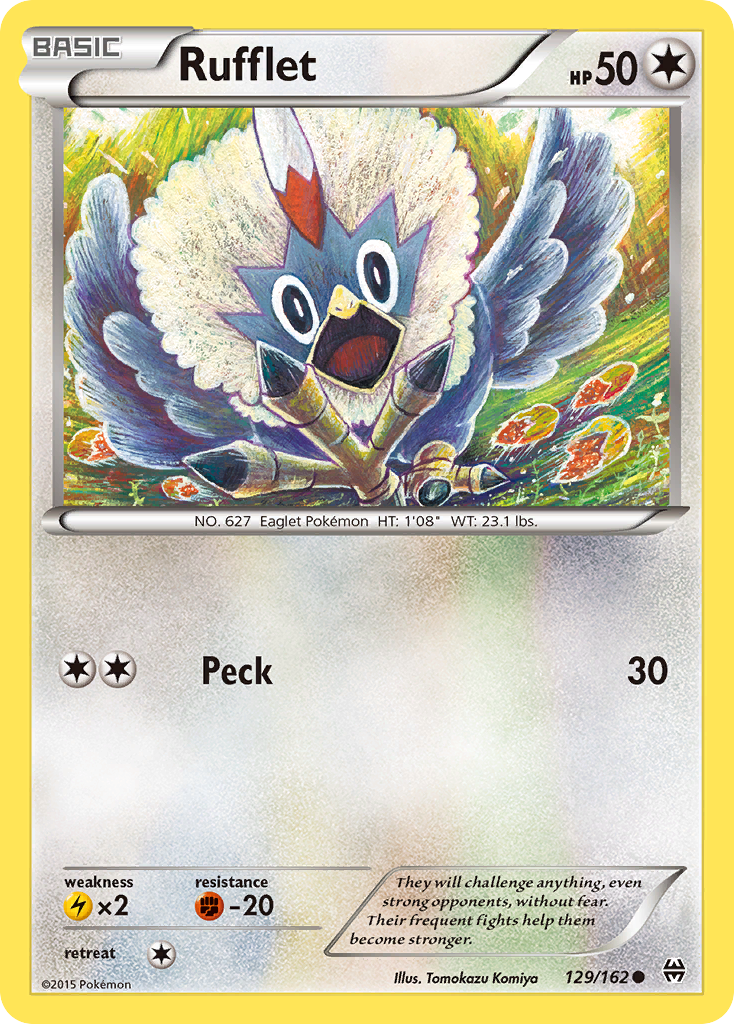 Rufflet (129/162) [XY: BREAKthrough] | Sanctuary Gaming