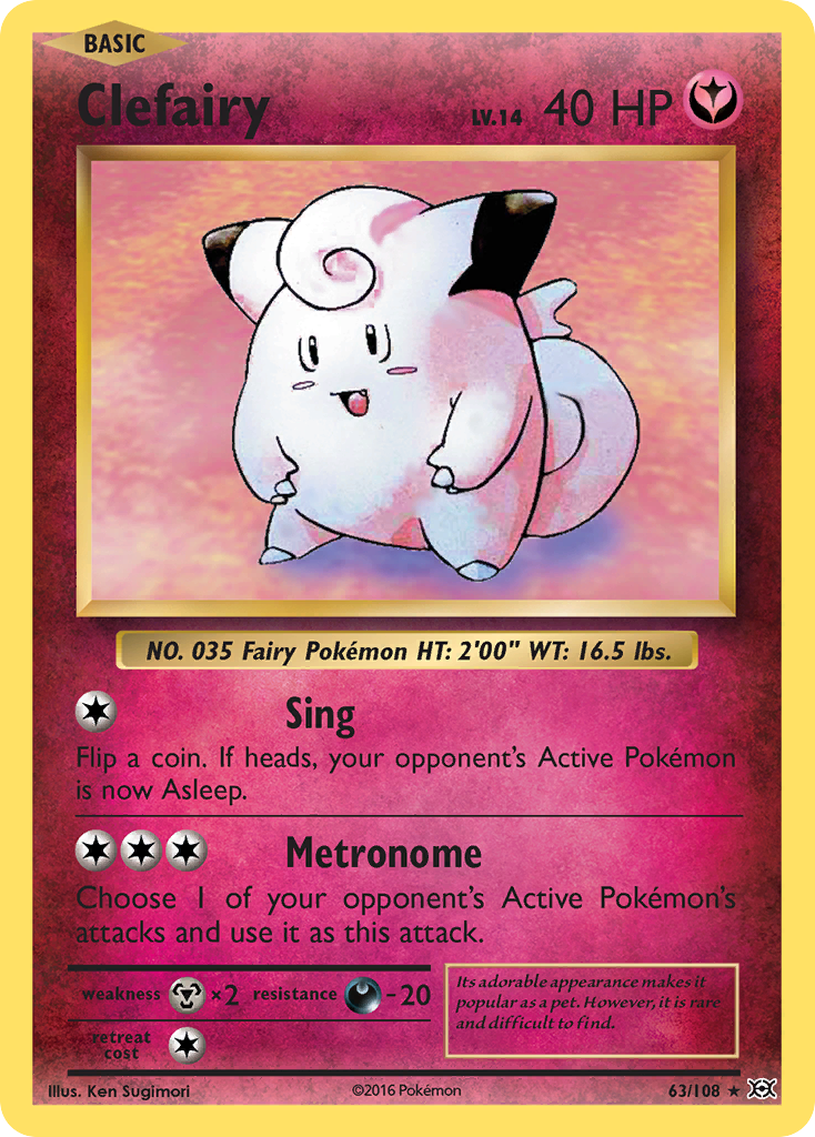 Clefairy (63/108) [XY: Evolutions] | Sanctuary Gaming