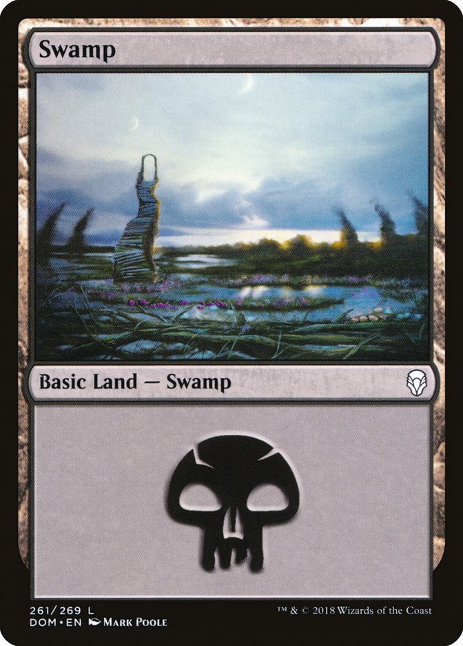 Swamp (261) [Dominaria] | Sanctuary Gaming