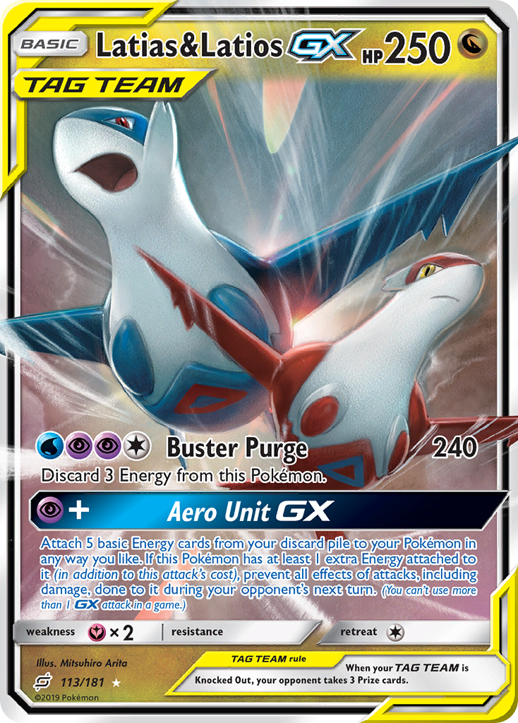 Latias & Latios GX (113/181) [Sun & Moon: Team Up] | Sanctuary Gaming