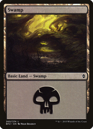Swamp (260) [Battle for Zendikar] | Sanctuary Gaming
