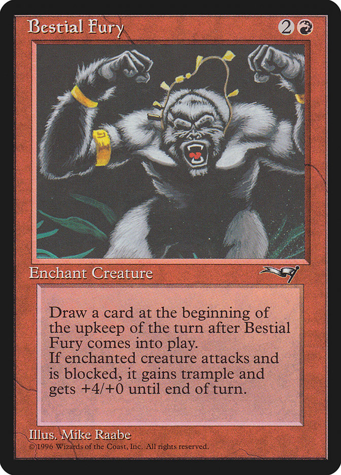 Bestial Fury (Fists Raised) [Alliances] | Sanctuary Gaming