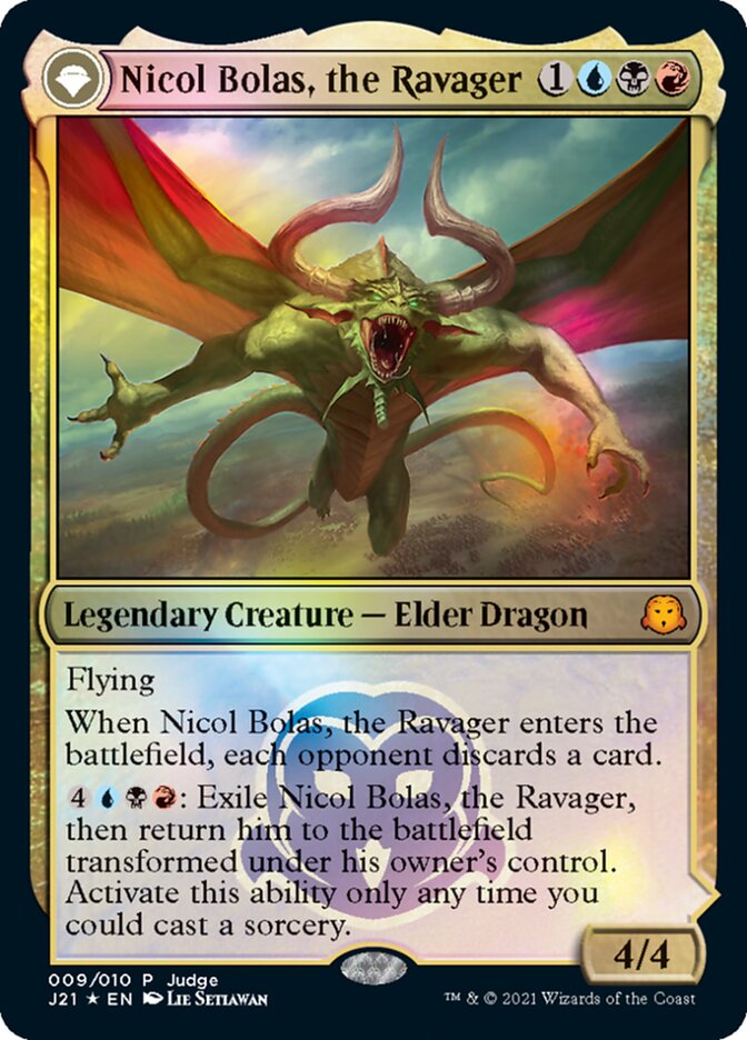 Nicol Bolas, the Ravager [Judge Gift Cards 2021] | Sanctuary Gaming