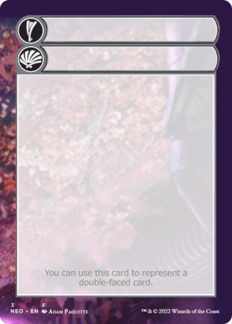 Helper Card (3/9) [Kamigawa: Neon Dynasty Tokens] | Sanctuary Gaming