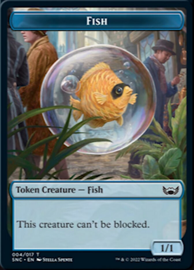 Fish // Citizen Double-sided Token [Streets of New Capenna Tokens] | Sanctuary Gaming