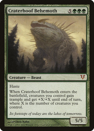 Craterhoof Behemoth [Avacyn Restored] | Sanctuary Gaming