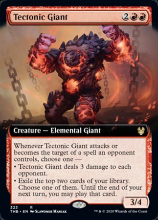 Tectonic Giant (Extended Art) [Theros Beyond Death] | Sanctuary Gaming