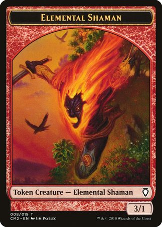 Elemental Shaman Token [Commander Anthology Volume II Tokens] | Sanctuary Gaming