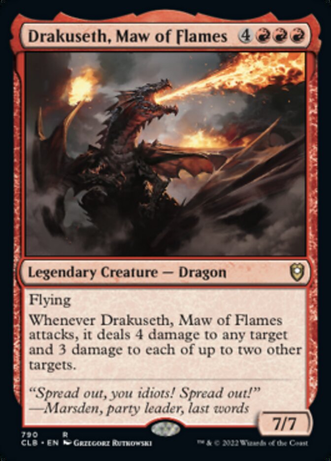 Drakuseth, Maw of Flames [Commander Legends: Battle for Baldur's Gate] | Sanctuary Gaming
