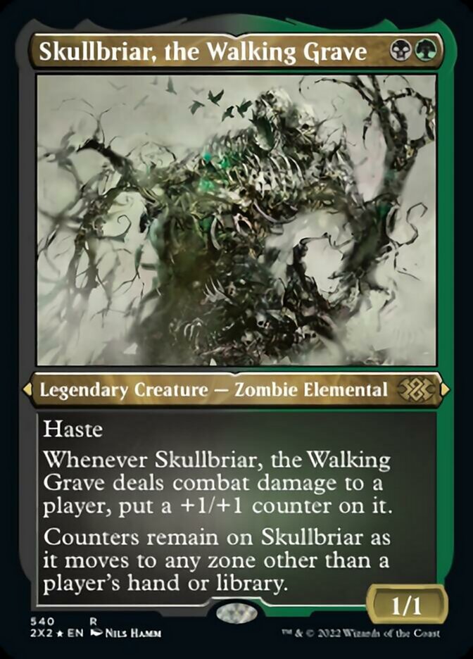Skullbriar, the Walking Grave (Foil Etched) [Double Masters 2022] | Sanctuary Gaming