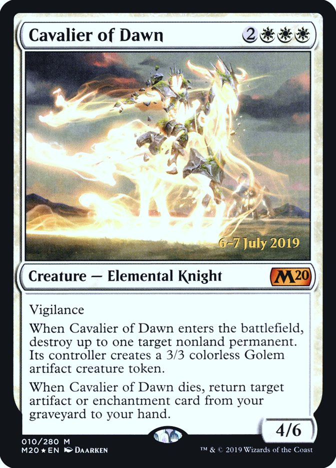 Cavalier of Dawn  [Core Set 2020 Prerelease Promos] | Sanctuary Gaming