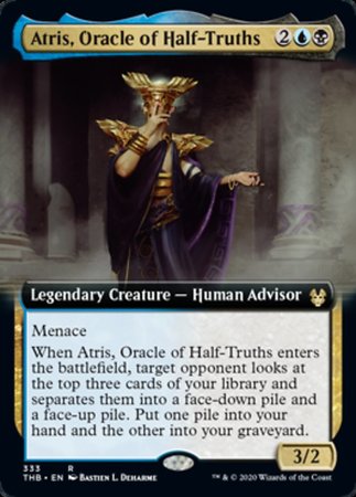 Atris, Oracle of Half-Truths (Extended Art) [Theros Beyond Death] | Sanctuary Gaming