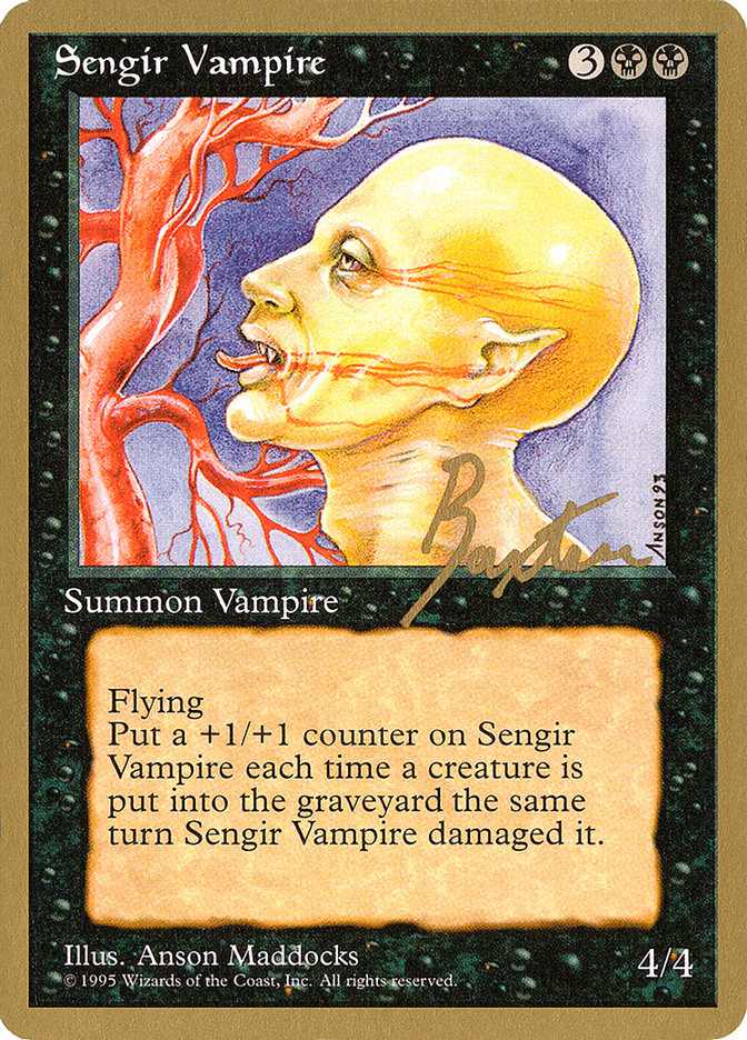 Sengir Vampire (George Baxter) [Pro Tour Collector Set] | Sanctuary Gaming