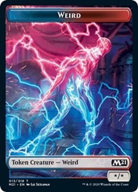 Weird // Zombie Double-sided Token [Core Set 2021 Tokens] | Sanctuary Gaming
