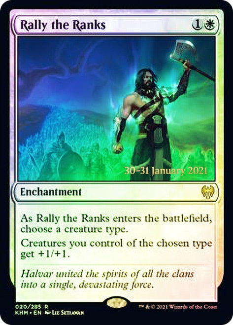 Rally the Ranks  [Kaldheim Prerelease Promos] | Sanctuary Gaming