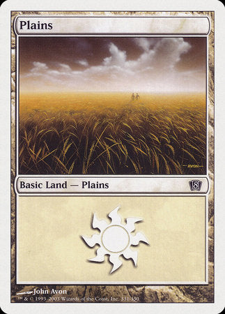Plains (331) [Eighth Edition] | Sanctuary Gaming