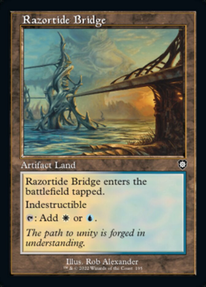 Razortide Bridge (Retro) [The Brothers' War Commander] | Sanctuary Gaming