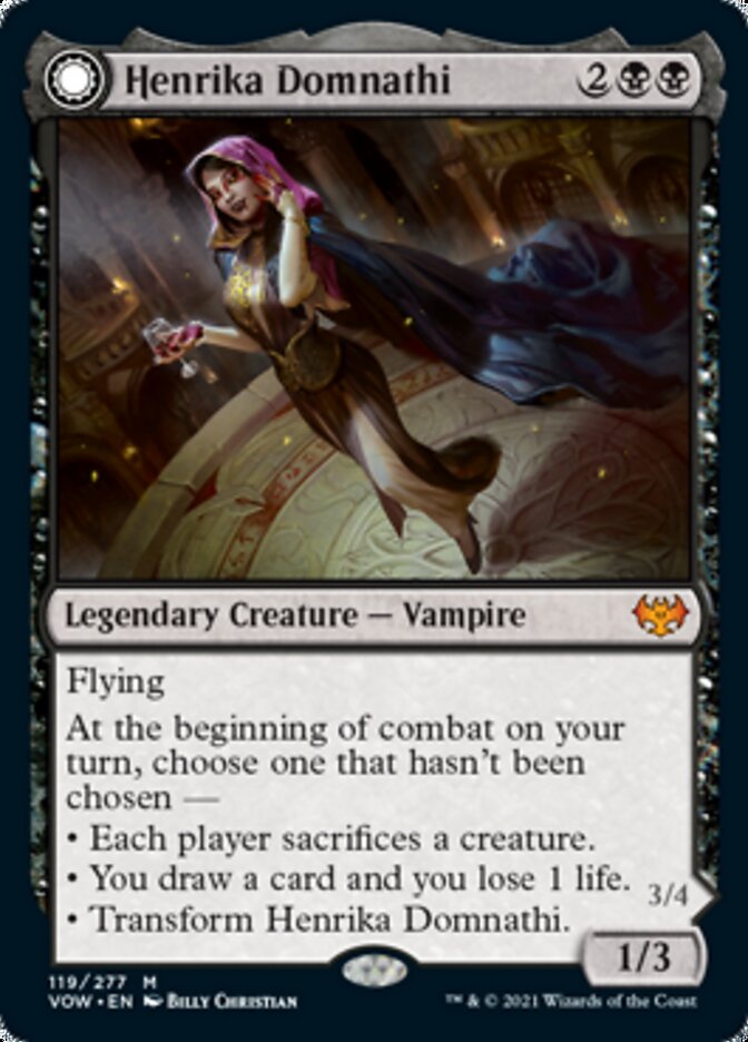 Henrika Domnathi // Henrika, Infernal Seer [Innistrad: Crimson Vow] | Sanctuary Gaming