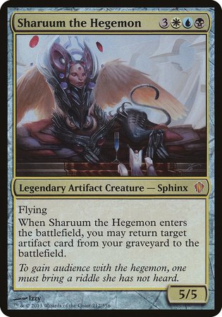 Sharuum the Hegemon (Commander 2013) [Commander 2013 Oversized] | Sanctuary Gaming
