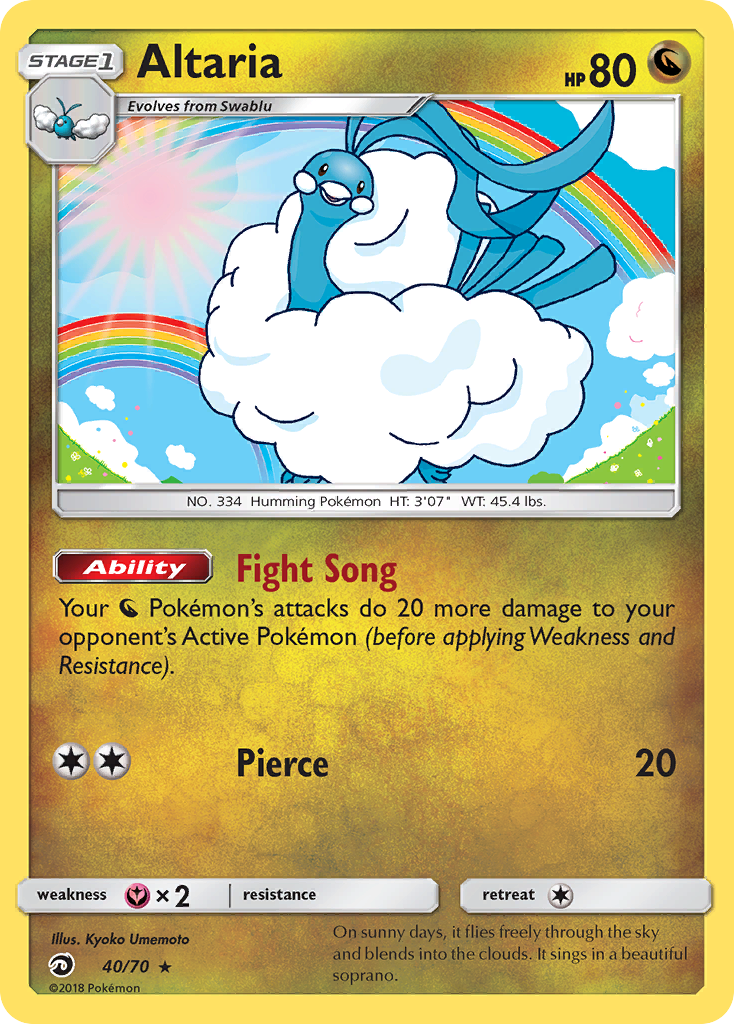 Altaria (40/70) [Sun & Moon: Dragon Majesty] | Sanctuary Gaming