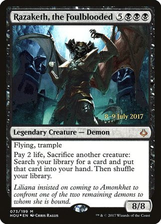 Razaketh, the Foulblooded [Hour of Devastation Promos] | Sanctuary Gaming