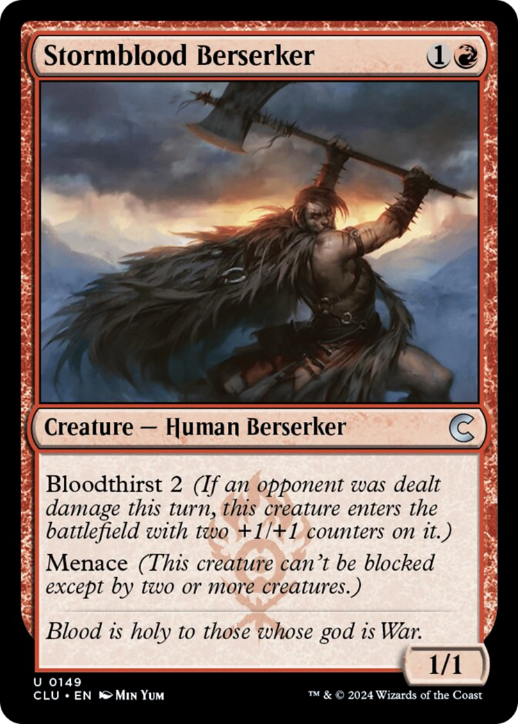 Stormblood Berserker [Ravnica: Clue Edition] | Sanctuary Gaming