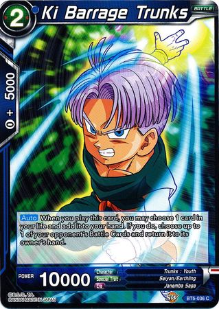 Ki Barrage Trunks (BT5-036) [Miraculous Revival] | Sanctuary Gaming