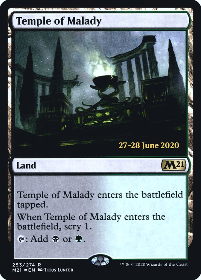 Temple of Malady  [Core Set 2021 Prerelease Promos] | Sanctuary Gaming
