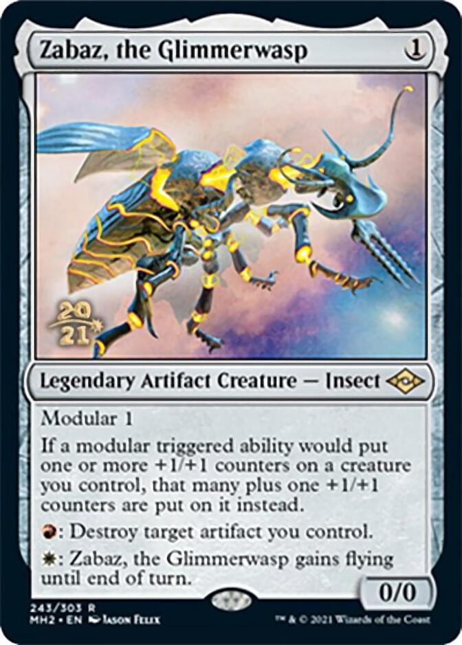 Zabaz, the Glimmerwasp [Modern Horizons 2 Prerelease Promos] | Sanctuary Gaming