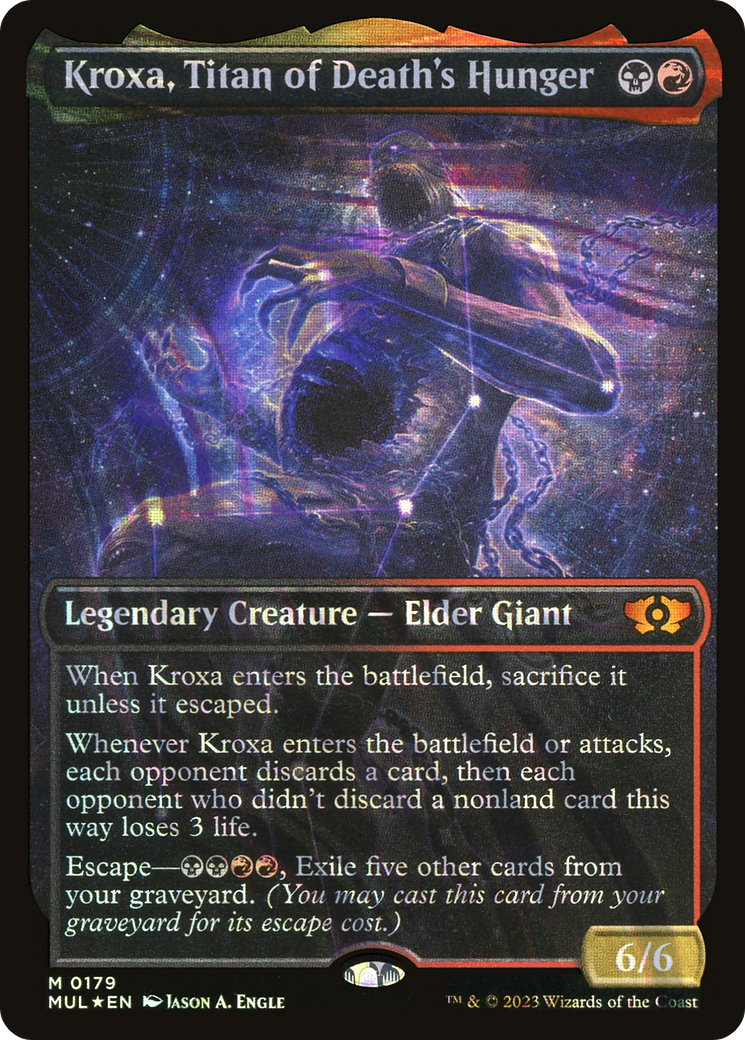 Kroxa, Titan of Death's Hunger (Halo Foil) [Multiverse Legends] | Sanctuary Gaming