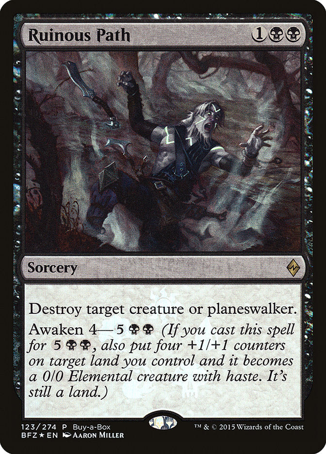 Ruinous Path (Buy-A-Box) [Battle for Zendikar Promos] | Sanctuary Gaming