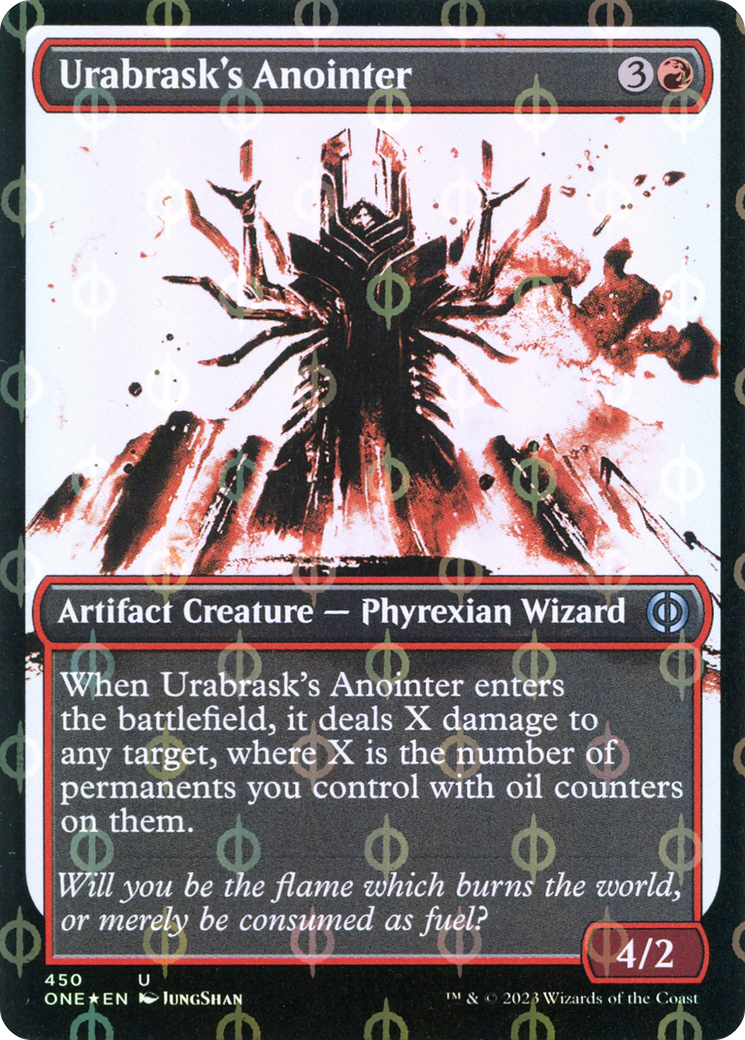 Urabrask's Anointer (Showcase Ichor Step-and-Compleat Foil) [Phyrexia: All Will Be One] | Sanctuary Gaming