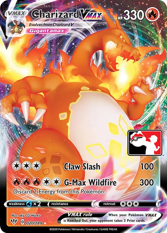 Charizard VMAX (020/189) [Prize Pack Series One] | Sanctuary Gaming