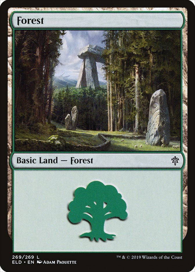 Forest (269) [Throne of Eldraine] | Sanctuary Gaming
