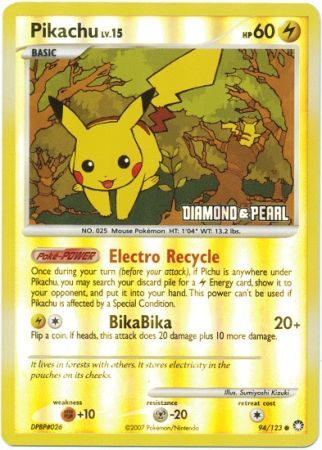 Pikachu (94/123) [Burger King Promos: 2008 Collection] | Sanctuary Gaming