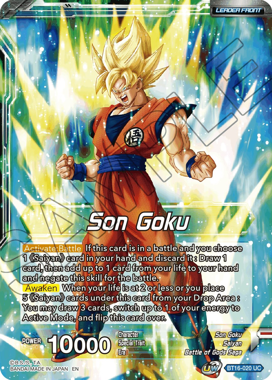 Son Goku // SSG Son Goku, Crimson Warrior (BT16-020) [Realm of the Gods Prerelease Promos] | Sanctuary Gaming