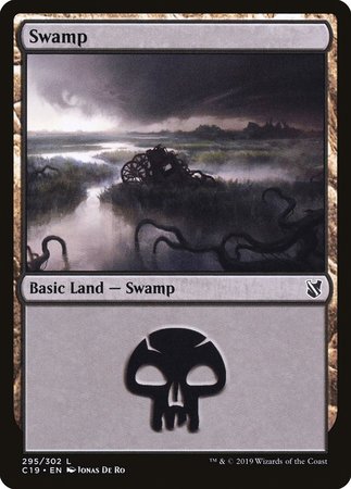 Swamp (295) [Commander 2019] | Sanctuary Gaming