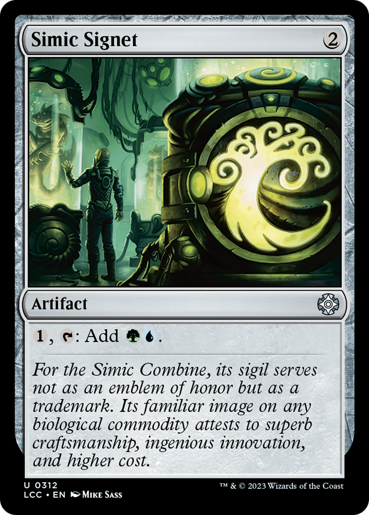 Simic Signet [The Lost Caverns of Ixalan Commander] | Sanctuary Gaming