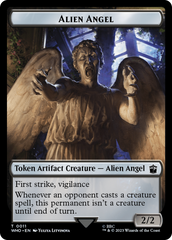 Alien Angel // Alien Warrior Double-Sided Token [Doctor Who Tokens] | Sanctuary Gaming