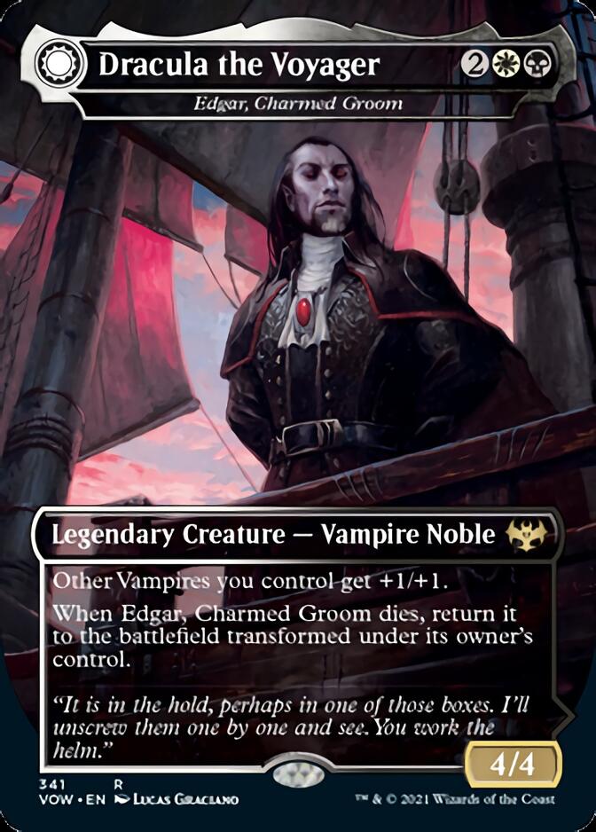 Edgar, Charmed Groom // Edgar Markov's Coffin - Dracula the Voyager // Casket of Native Earth [Innistrad: Crimson Vow] | Sanctuary Gaming