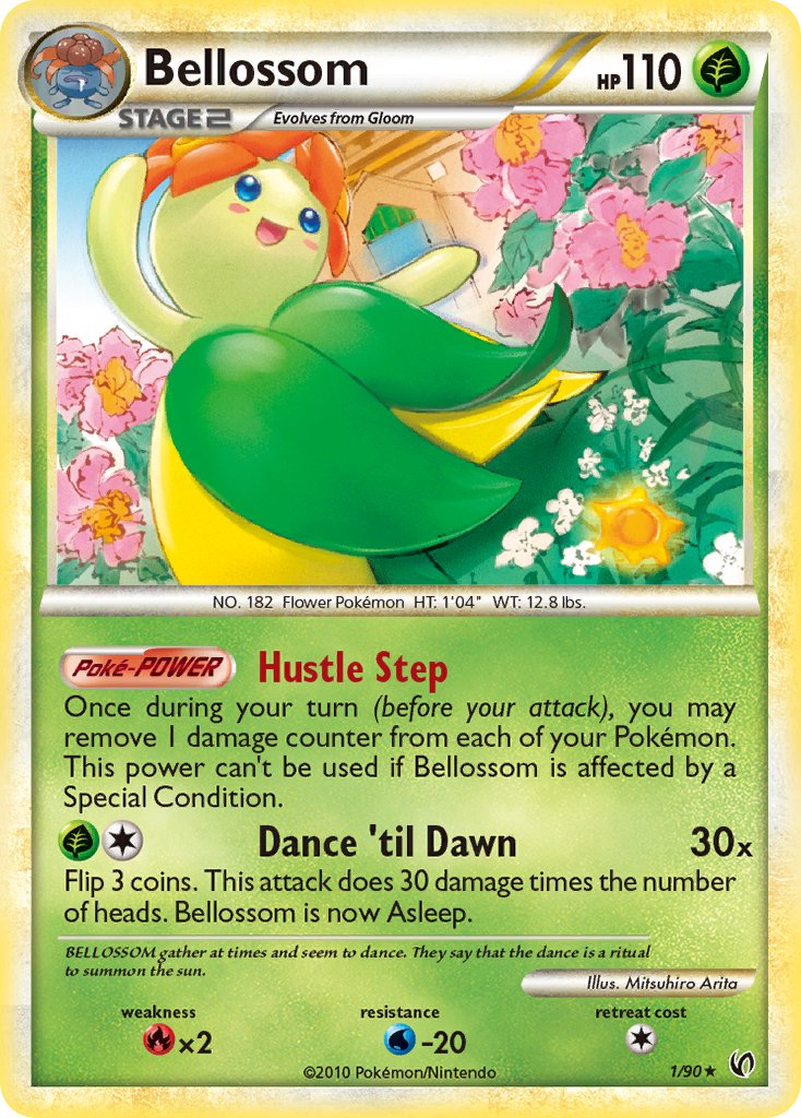 Bellossom (1/90) (Theme Deck Exclusive) [HeartGold & SoulSilver: Undaunted] | Sanctuary Gaming