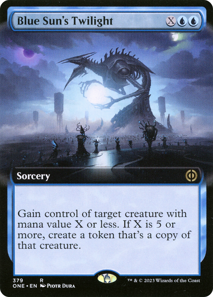 Blue Sun's Twilight (Extended Art) [Phyrexia: All Will Be One] | Sanctuary Gaming