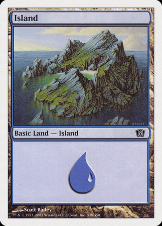 Island (338) [Eighth Edition] | Sanctuary Gaming