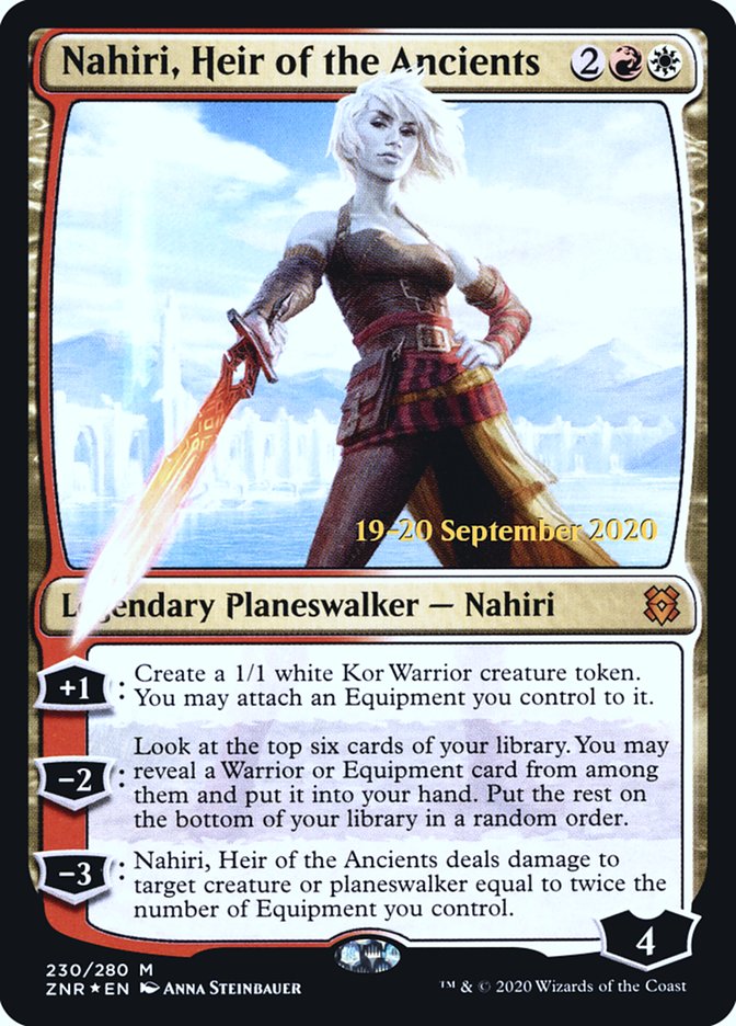 Nahiri, Heir of the Ancients  [Zendikar Rising Prerelease Promos] | Sanctuary Gaming