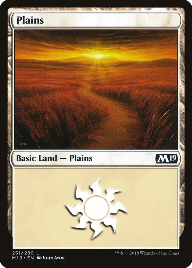 Plains (261) [Core Set 2019] | Sanctuary Gaming